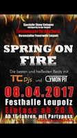 Spring on Fire am Samstag, 08.04.2017